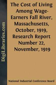The Cost of Living Among Wage-Earners
Fall River, Massachusetts,...