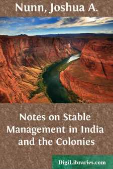 Notes on Stable Management in India and the Colonies