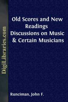 Old Scores and New Readings 
Discussions on Music & Certain...