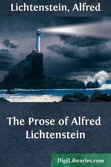 The Prose of Alfred Lichtenstein