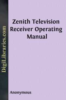Zenith Television Receiver Operating Manual