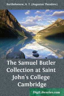 The Samuel Butler Collection
at Saint John's College Cambridge