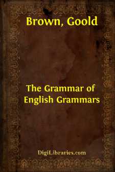The Grammar of English Grammars