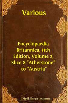 Encyclopaedia Britannica, 11th Edition, Volume 2, Slice 8...