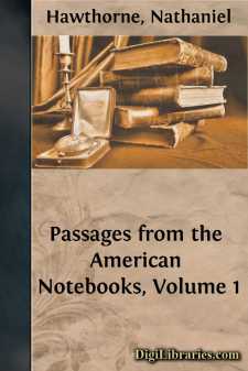 Passages from the American Notebooks, Volume 1